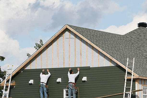 Professional Siding technician working in Allport, PA